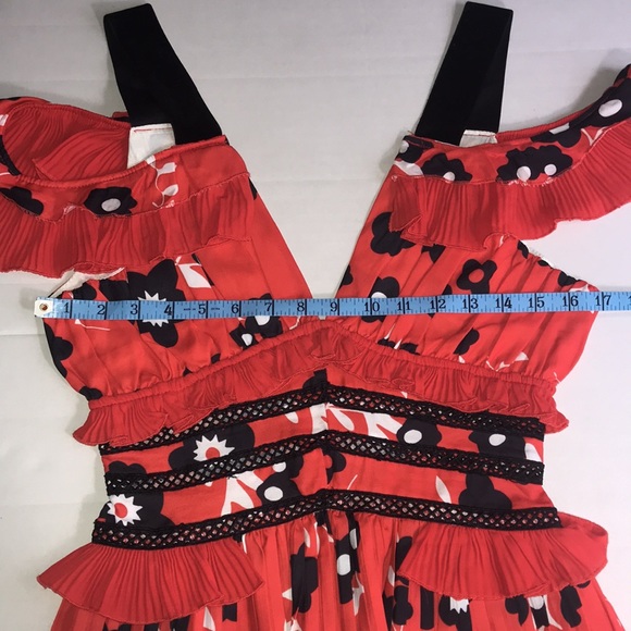 LEA COLLECTION CLASSIC Cold Shoulder Floral Dress - Picture 5 of 13